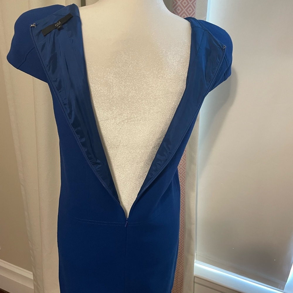 Tibi Deep Blue Mini Dress - Picture 8 of 13